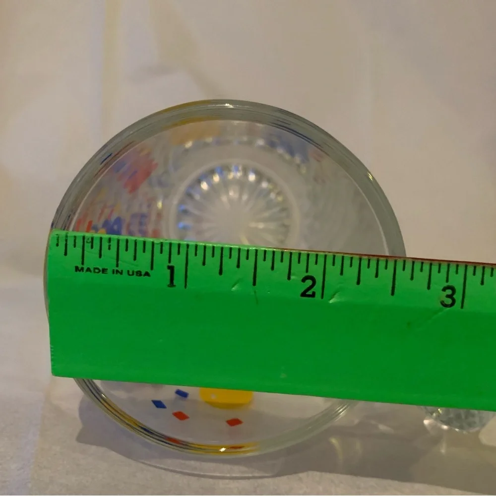 Vintage Mickey Mouse Olympic Winner Wrestler Walt Disney Company Glass - Picture 9 of 9